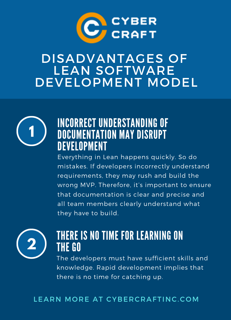 Disadvantages of Lean Model