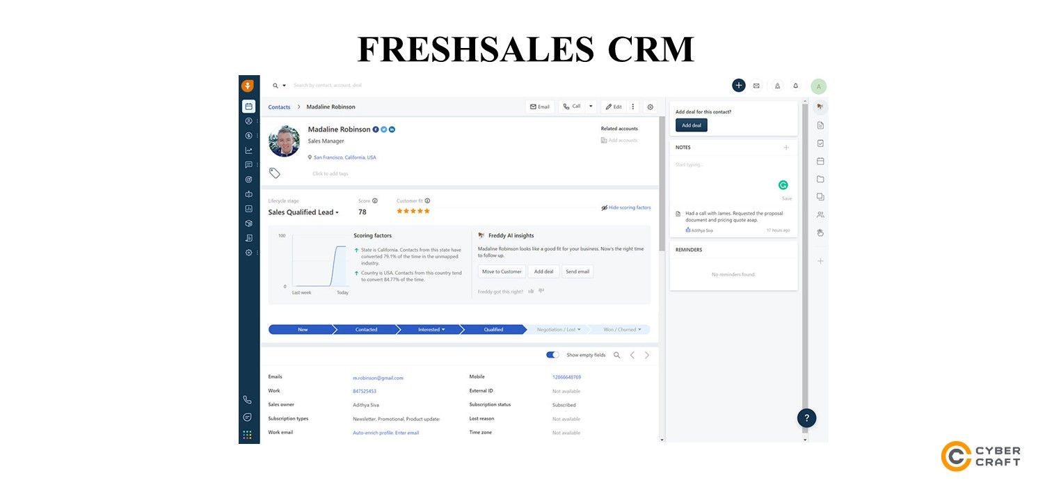 Freshsales CRM