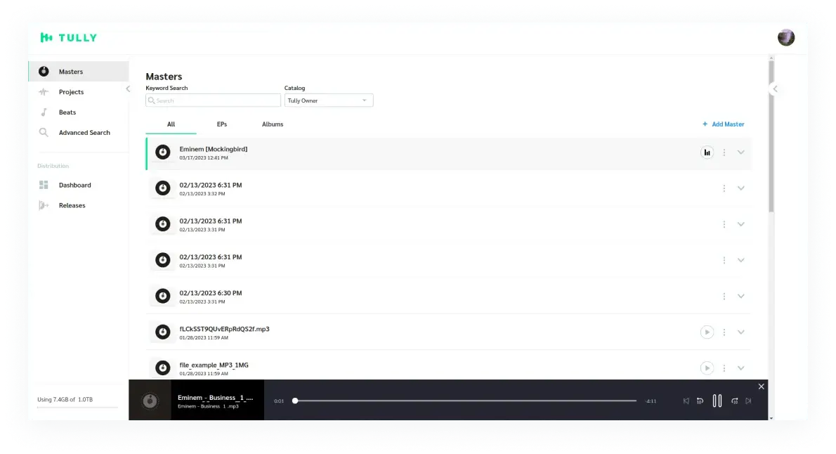 The most acute challenge faced by the development team of the Tully app was creating a music player that could support multiple formats and playlists. Implementation of such a player required consideration of various factors: 