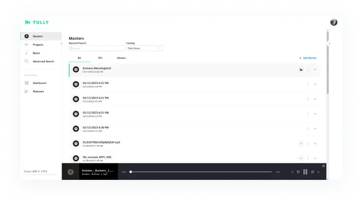 The most acute challenge faced by the development team of the Tully app was creating a music player that could support multiple formats and playlists. Implementation of such a player required consideration of various factors:  mobile