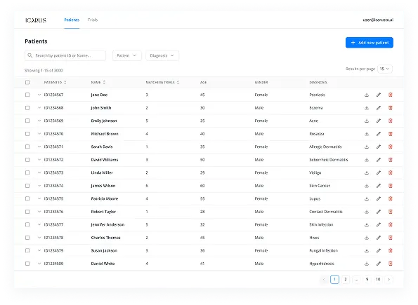 Performance at scale: The platform handled gigabytes of text and hundreds of thousands of patient and trial records. Ensuring speed, reliability, and cost efficiency required deep optimization strategies.