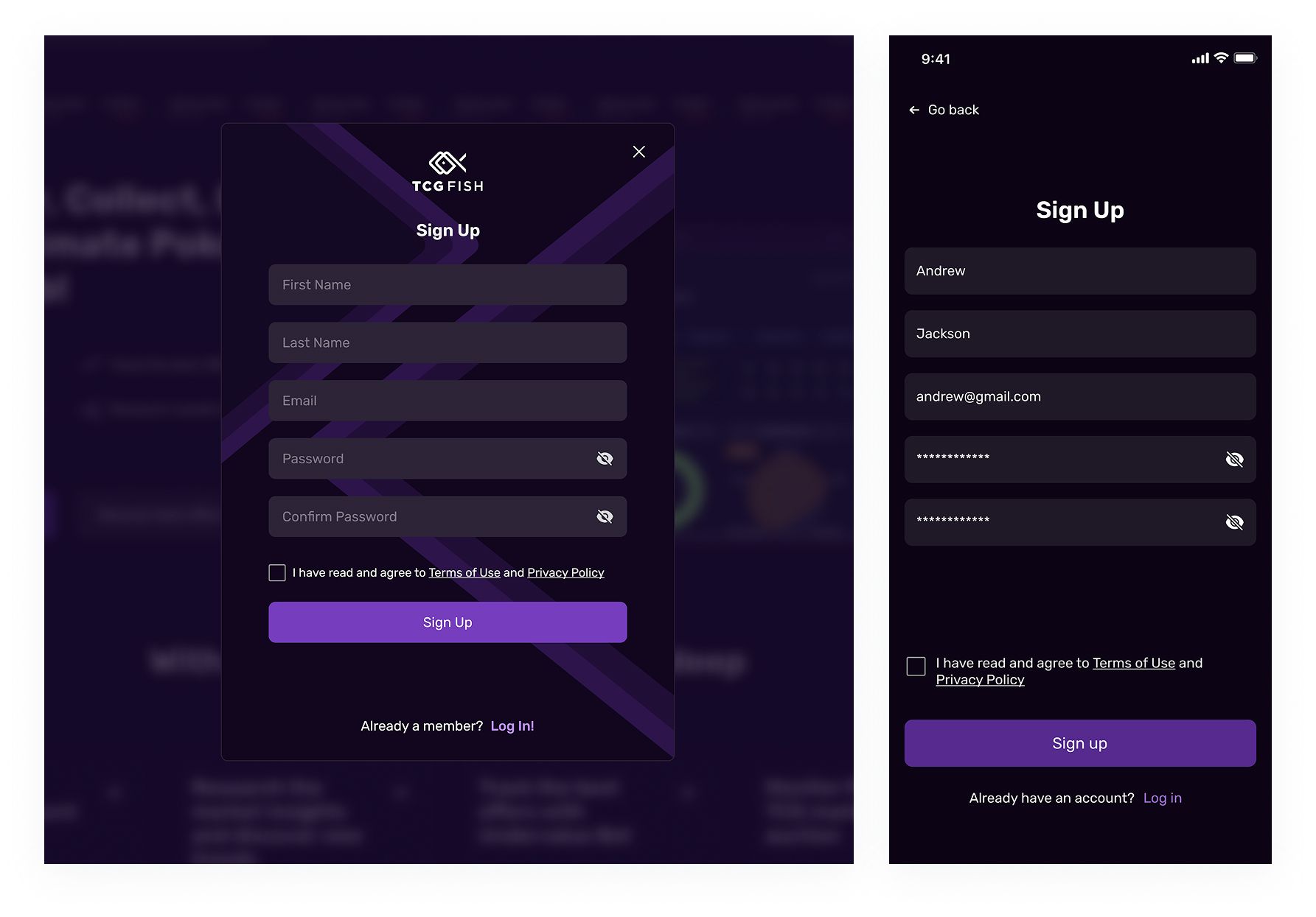 Implementing a user authentication system that works seamlessly across both the app and the web platform