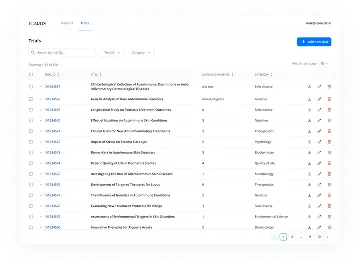 Large-scale data collection & processing: The platform needed to download and preprocess over 500,000 publicly available clinical trials from ClinicalTrials.gov and continuously keep the database updated.  mobile