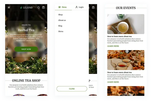 No mobile-friendly structure (despite over 70% of traffic coming from mobile): The previous website was not optimized for mobile and had poor layout scaling across different screen sizes. Key issues included overlapping images, unreadable text, confusing menus, and hard-to-use Add to Cart buttons. 