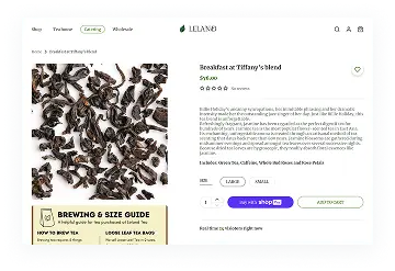 Outdated Shopify theme with limited customization options: The existing Shopify theme was based on an older template that did not support Shopify’s modern Section-based architecture. This made it difficult to modify layouts, add new blocks, or visually highlight seasonal collections, promotional bundles, or featured teas. mobile